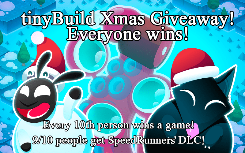 Chance to get a game is about 9%, and a 91% to get a SpeedRunners DLC key. 