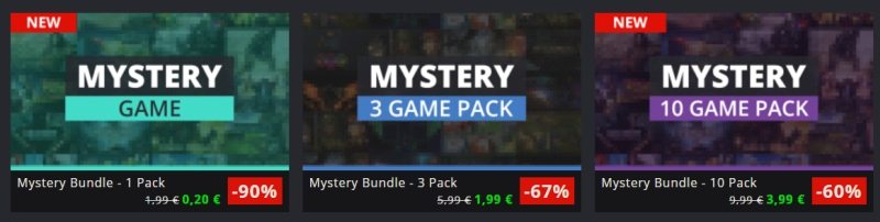 GMG Mystery Pack Flash Sale ($0.20)