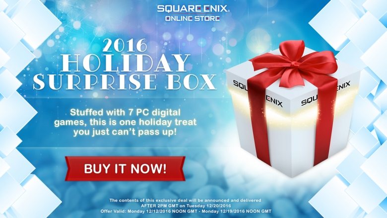 Square Enix Surprise Box Holiday 2016