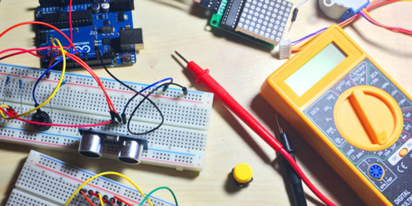 This hands-on, projects-based approach to learning the Arduino platform is catered to all levels of experience. In the course, you'll build an Arduino car, an Arduino phone, an online weather station, game projects, and much more. Regardless of your experience, you'll quickly learn and become proficient with Arduino, or greatly enhance your understanding of the platform.   Access 51 lectures & 9.5 hours of content 24/7 Build a remote-controlled car you can drive w/ a smartphone app Create your own cell phone w/ which you can make/receive calls & send/receive messages Understand components like ultrasonic sensors, motor drivers, servos, transistors, & more Gain the confidence to build complex electronics projects Learn how to prototype electronics projects Become a confident maker & prototyper