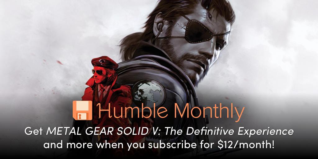 Humble Monthly Bundle December 2018 brings MGS V