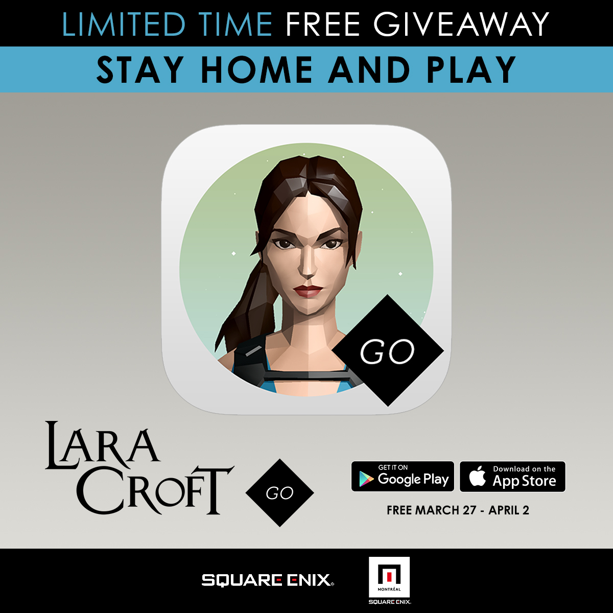 Lara Croft GO is free on Android and iOS