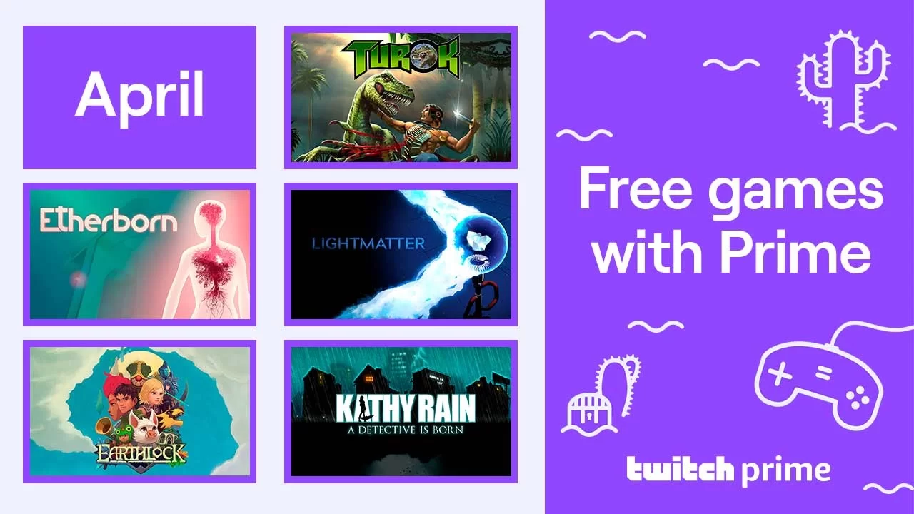 Free games with Twitch Prime for April 2020