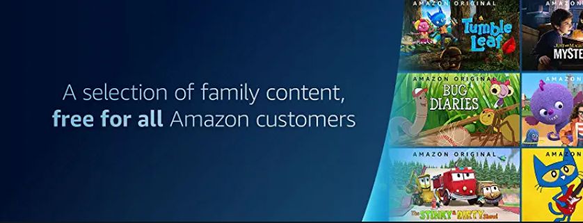 Amazon offers free kids TV shows and cartoons to everyone
