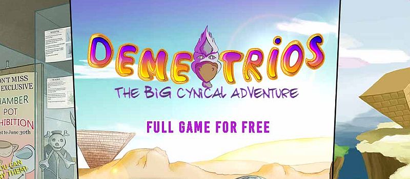 Demetrios - The BIG Cynical Adventure is free on IndieGala