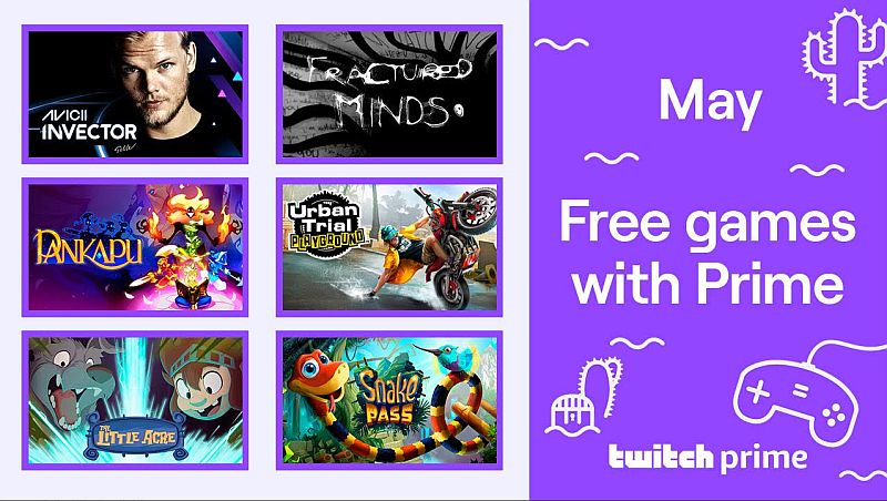 Free games with Twitch Prime for May 2020