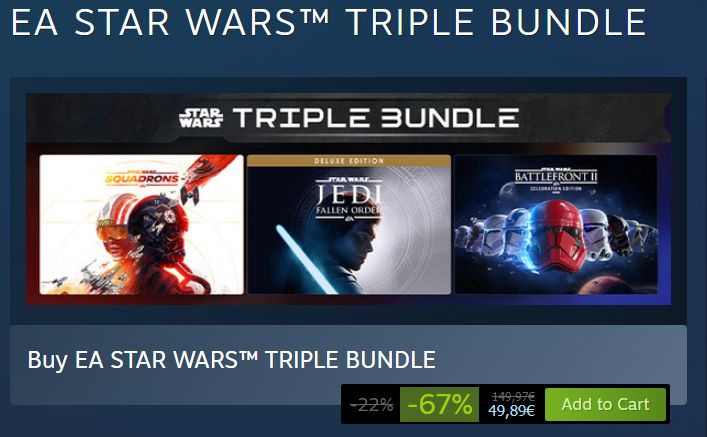 Steam: EA Star Wars Triple Bundle