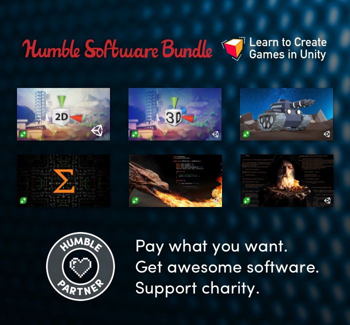 Humble Learn to Create Games in Unity Bundle
