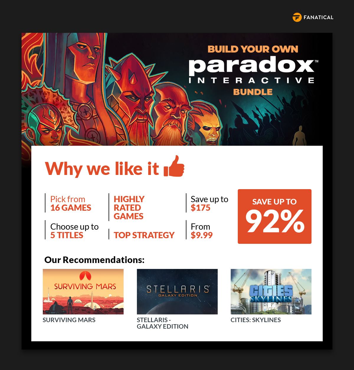 Humble Bundle: Paradox Strategy Steam Game Bundle 2022 - Epic Bundle