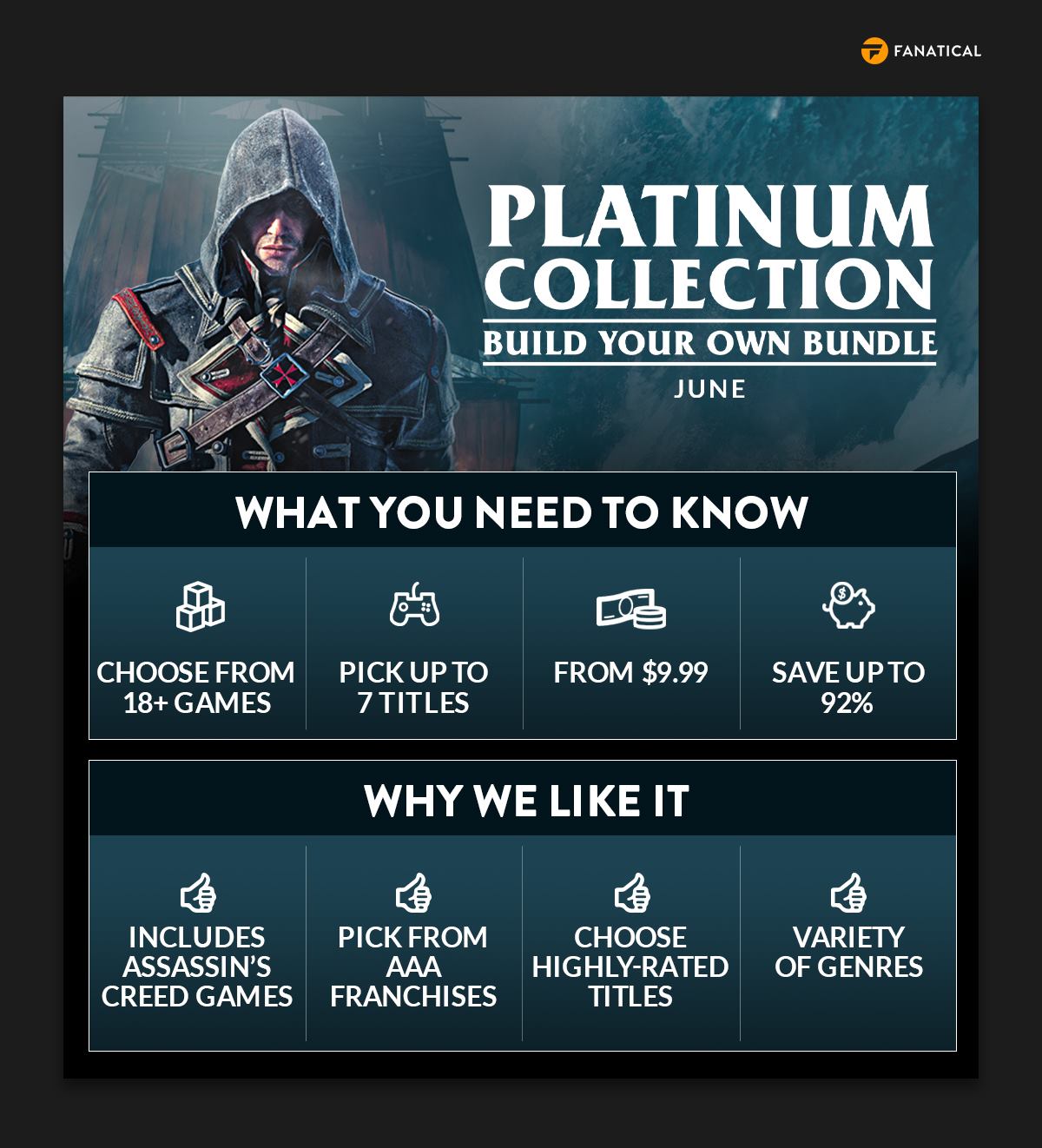 Fanatical Platinum Collection – Build Your Own Bundle June 2021