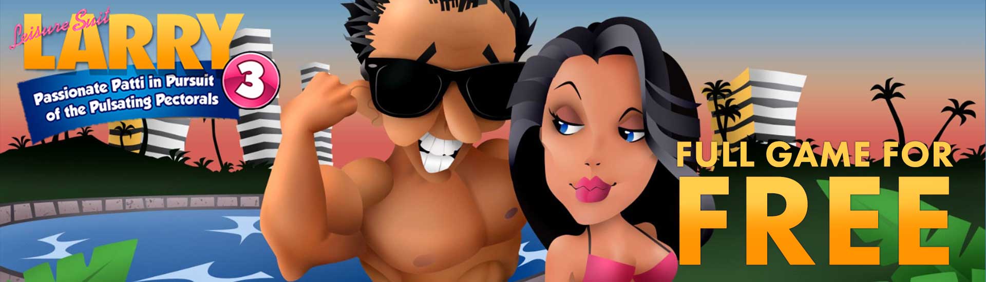 FREE GAME: Leisure Suit Larry 3 - Passionate Patti in Pursuit of the Pulsating Pectorals
