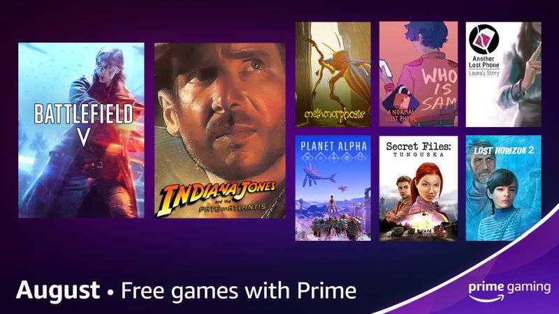 Get Battlefield V and more freebies with  Prime Gaming for