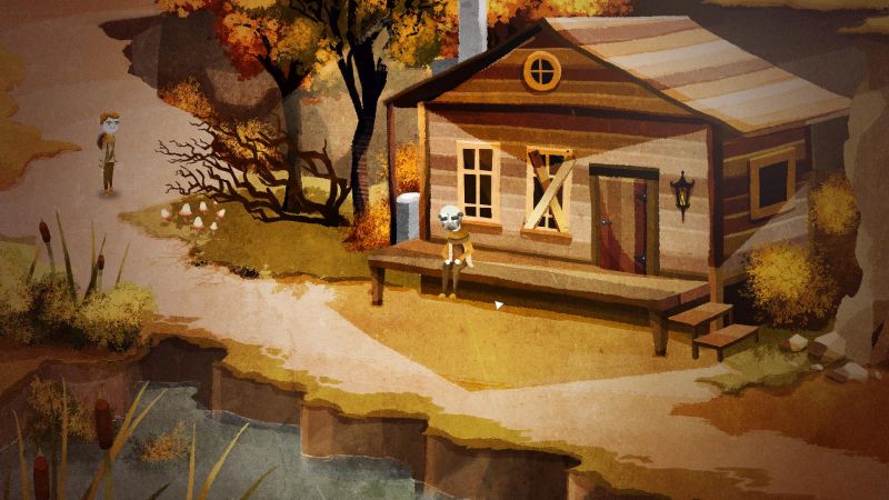 Adventure game Crossing to the Cold Valley is free at Itch.io