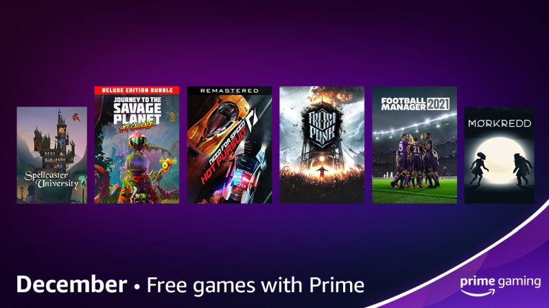 Free games with Amazon Prime Gaming for December 2021