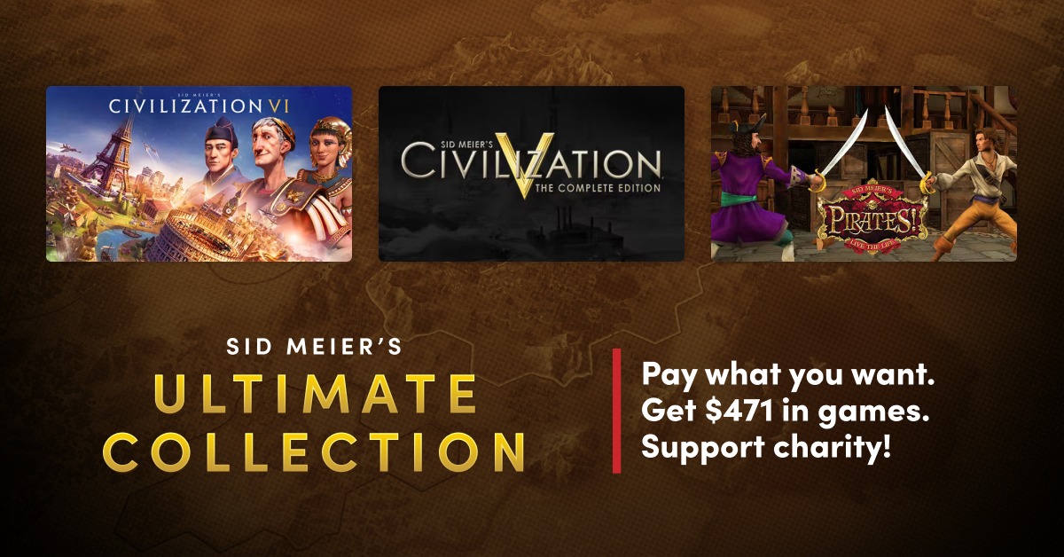 Explore 30 years of strategy games & sims from the legendary Sid Meier!  This treasury includes Civilization VI with expansions & add-ons, Pirates!, and more influential classics.