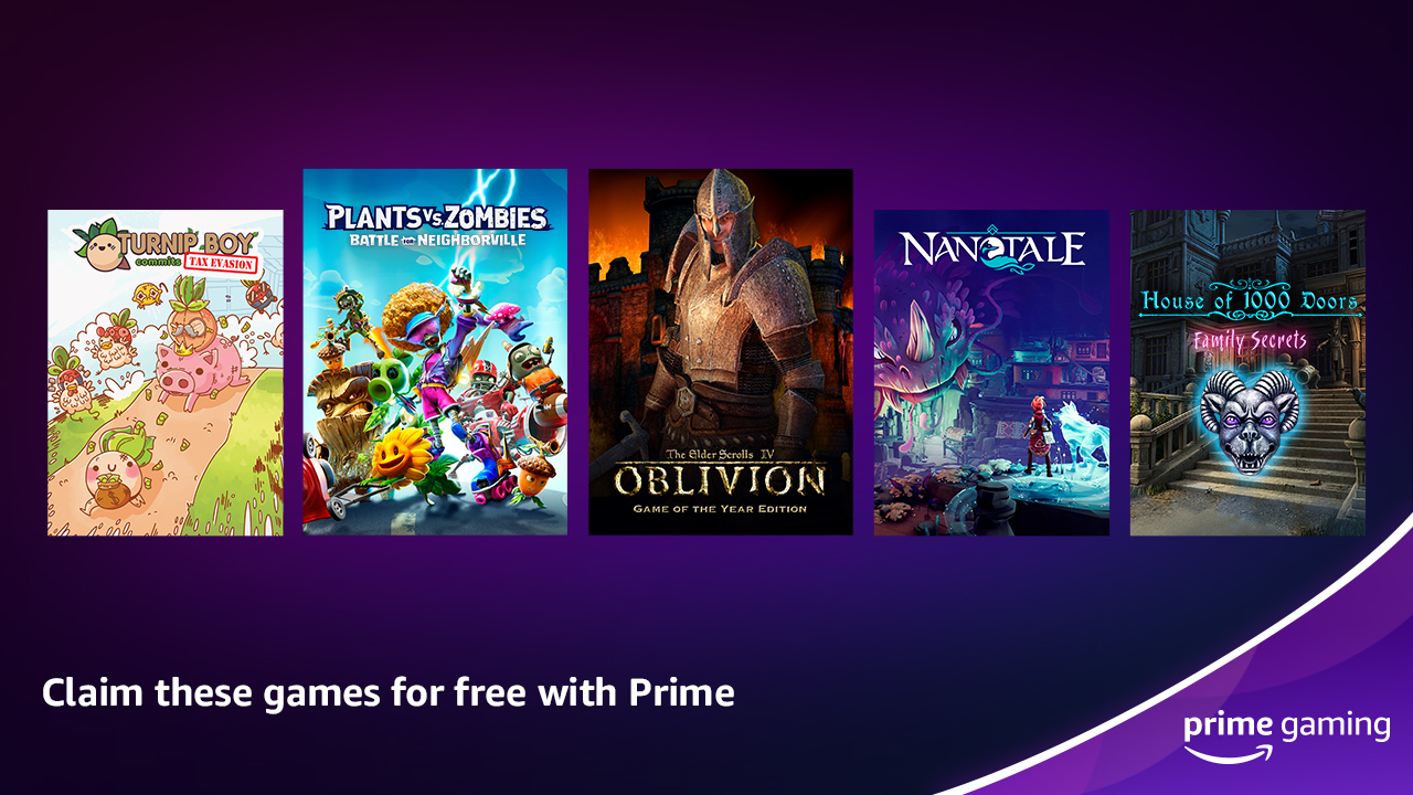 Free games with Amazon Prime Gaming for April 2022 - The Elder Scrolls IV: Oblivion and more