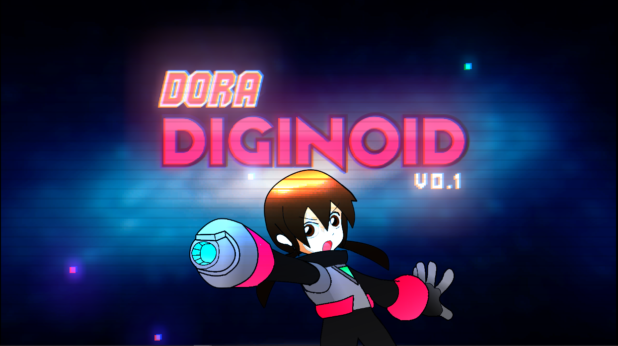 Megaman-like platformer game Dora Diginoid is free at Itch.io