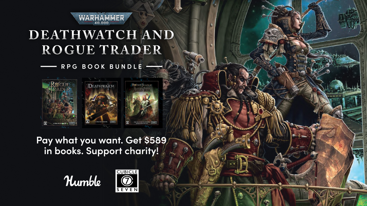Humble RPG Book Bundle: Warhammer Deathwatch and Rogue Trader