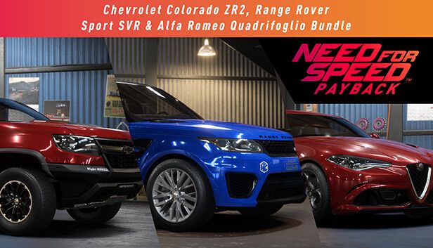 Free DLC: Need for Speed Payback – Chevrolet, Range Rover & Alfa Romeo Bundle (Steam, Xbox and PS)