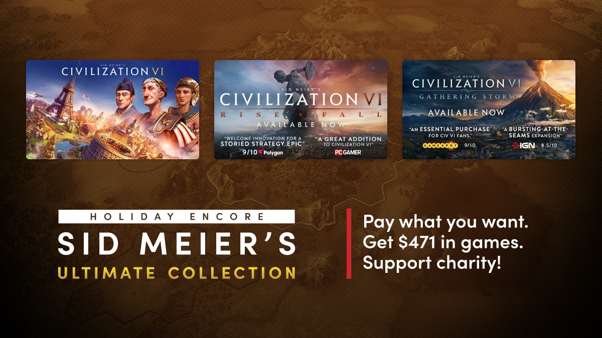 Humble Sid Meier’s Ultimate Collection Game Bundle Encore - 48 hours only!