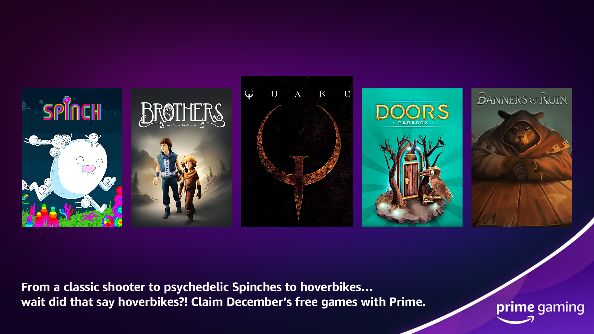 Free Games With Prime December 2022: Quake & More
