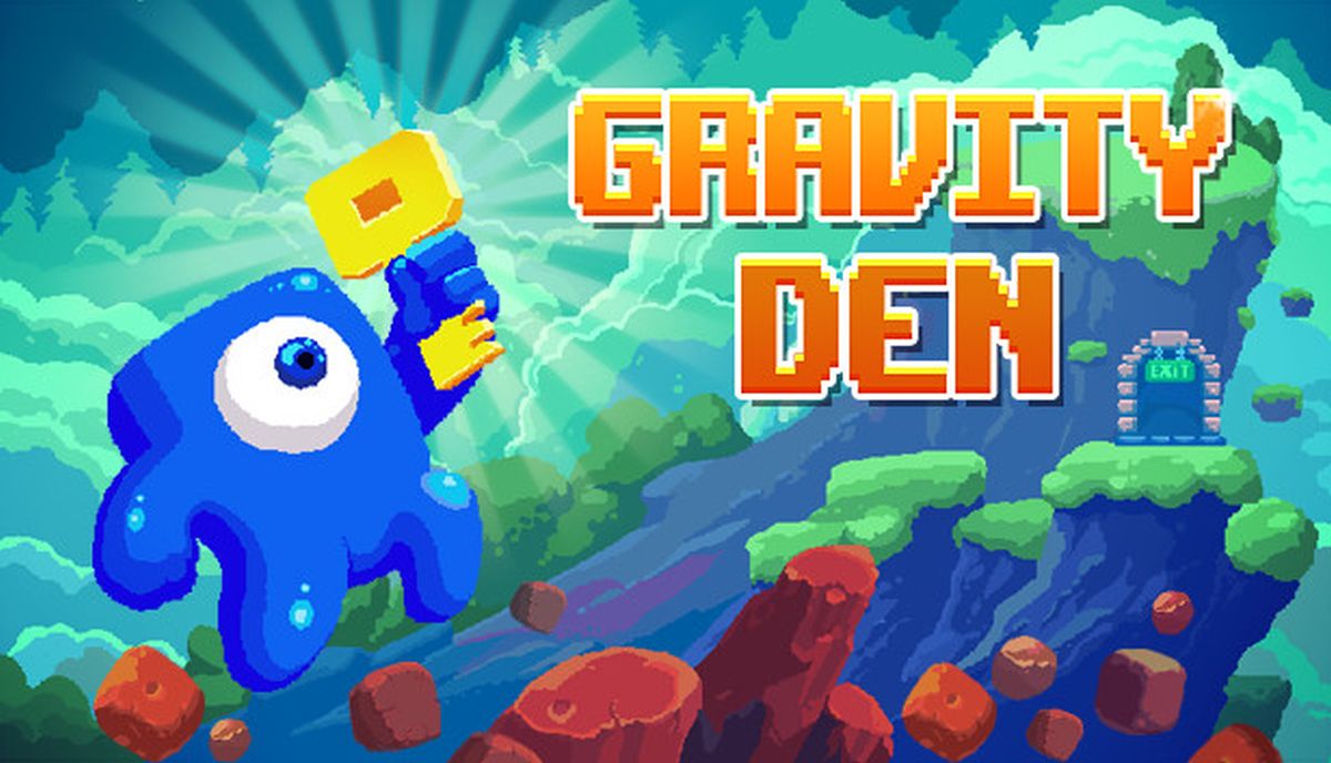 Grab the indie platformer game Gravity Den for free