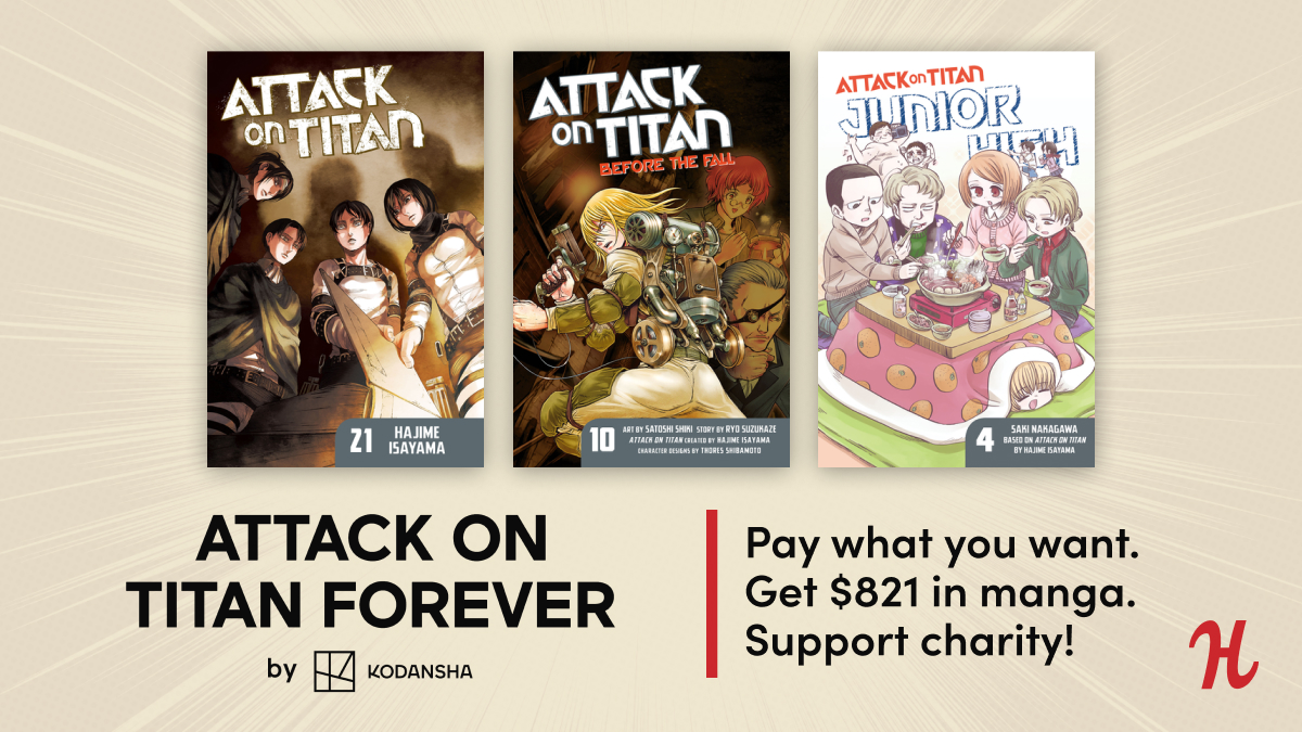 Humble Manga Bundle: Attack on Titan Complete