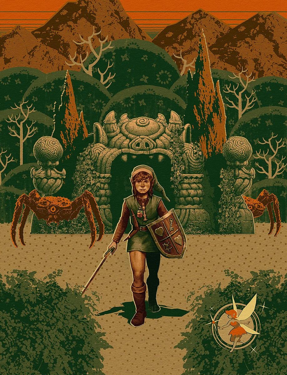 Check out this Psychedelic Legend of Zelda Art by Luis Melo 1 zelda1