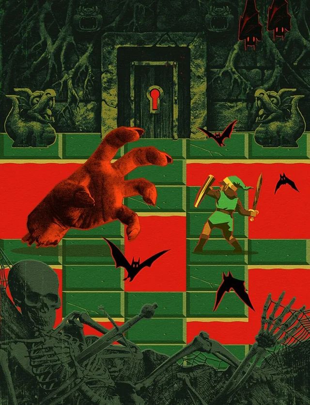 Check out this Psychedelic Legend of Zelda Art by Luis Melo 4 zelda4