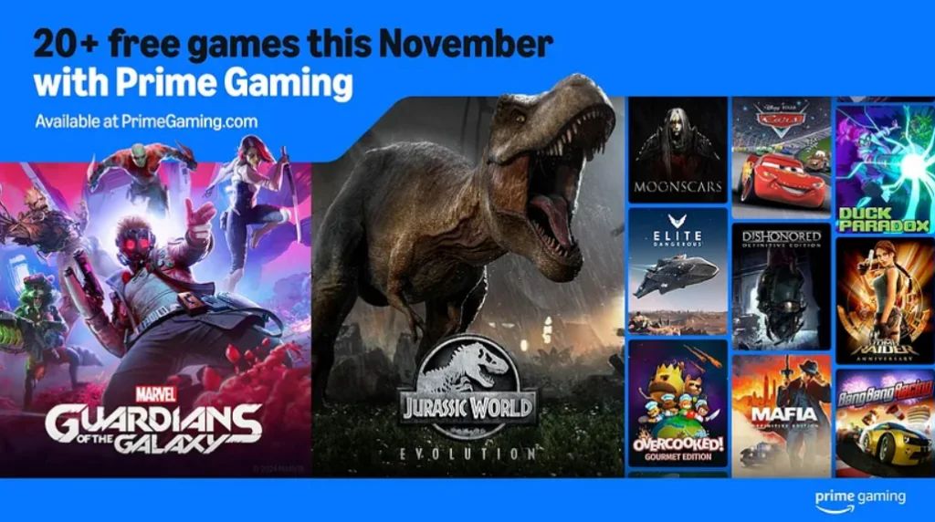 Free Games with Amazon Prime Gaming in November 2024