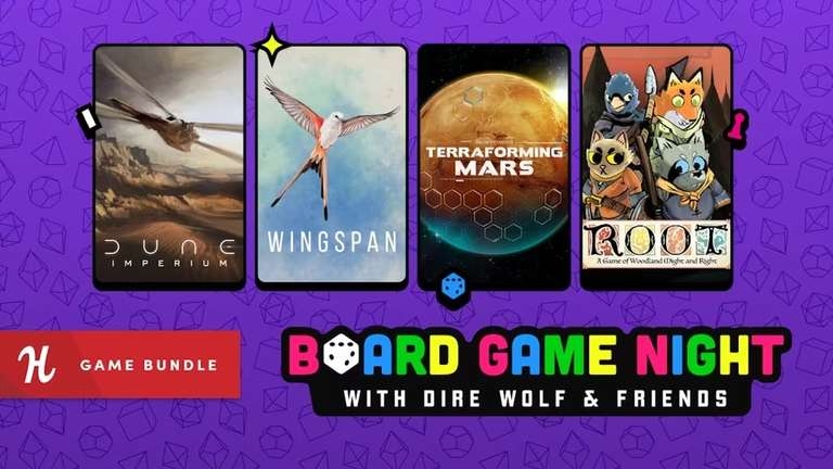 Humble Board Game Night with Dire Wolf & Friends Encore (48 HRS ONLY)