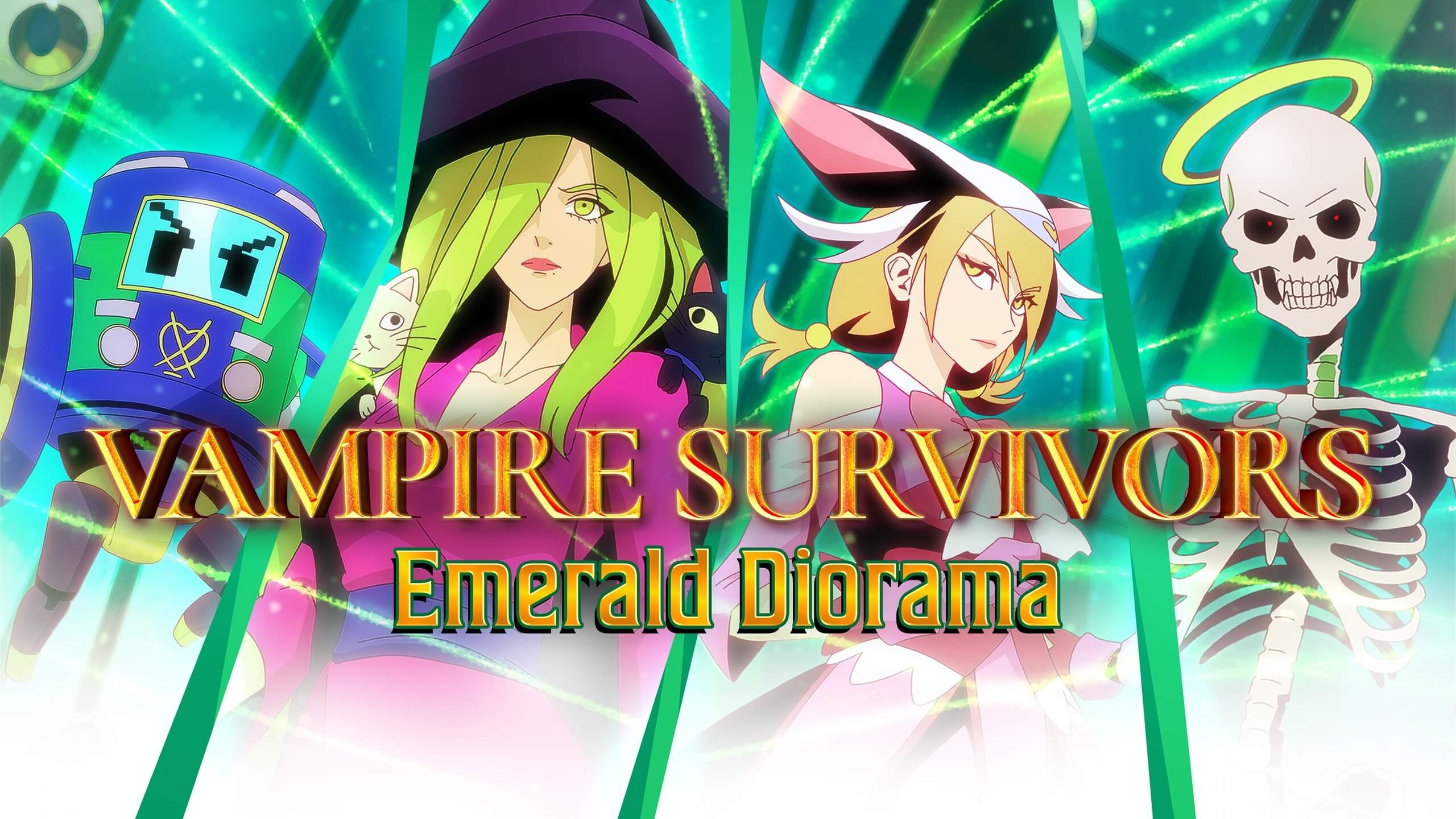 Vampire Survivors: Emerald Diorama DLC is Free and Out Now 1 Vampire Survivors: Emerald Diorama
