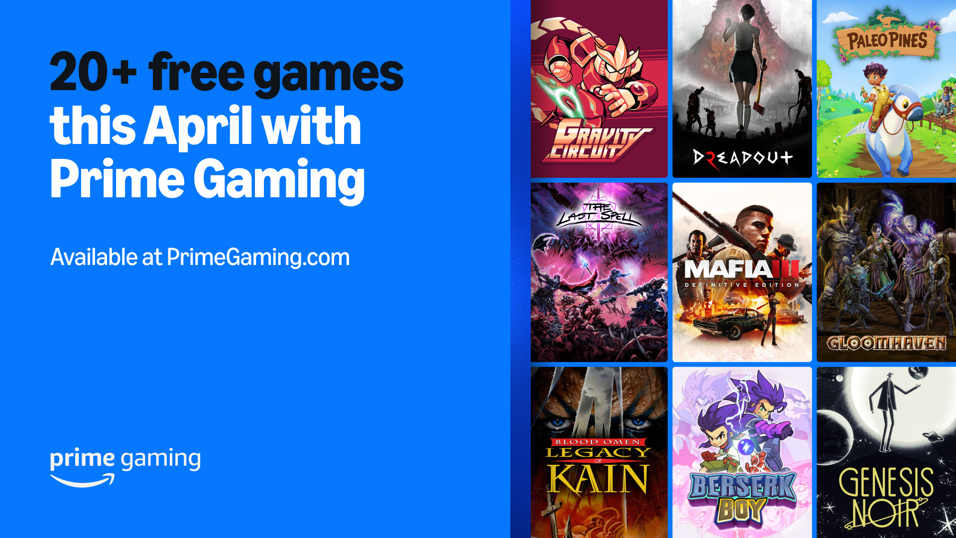 Get 20+ Free Video games with Amazon Prime Gaming April 2025