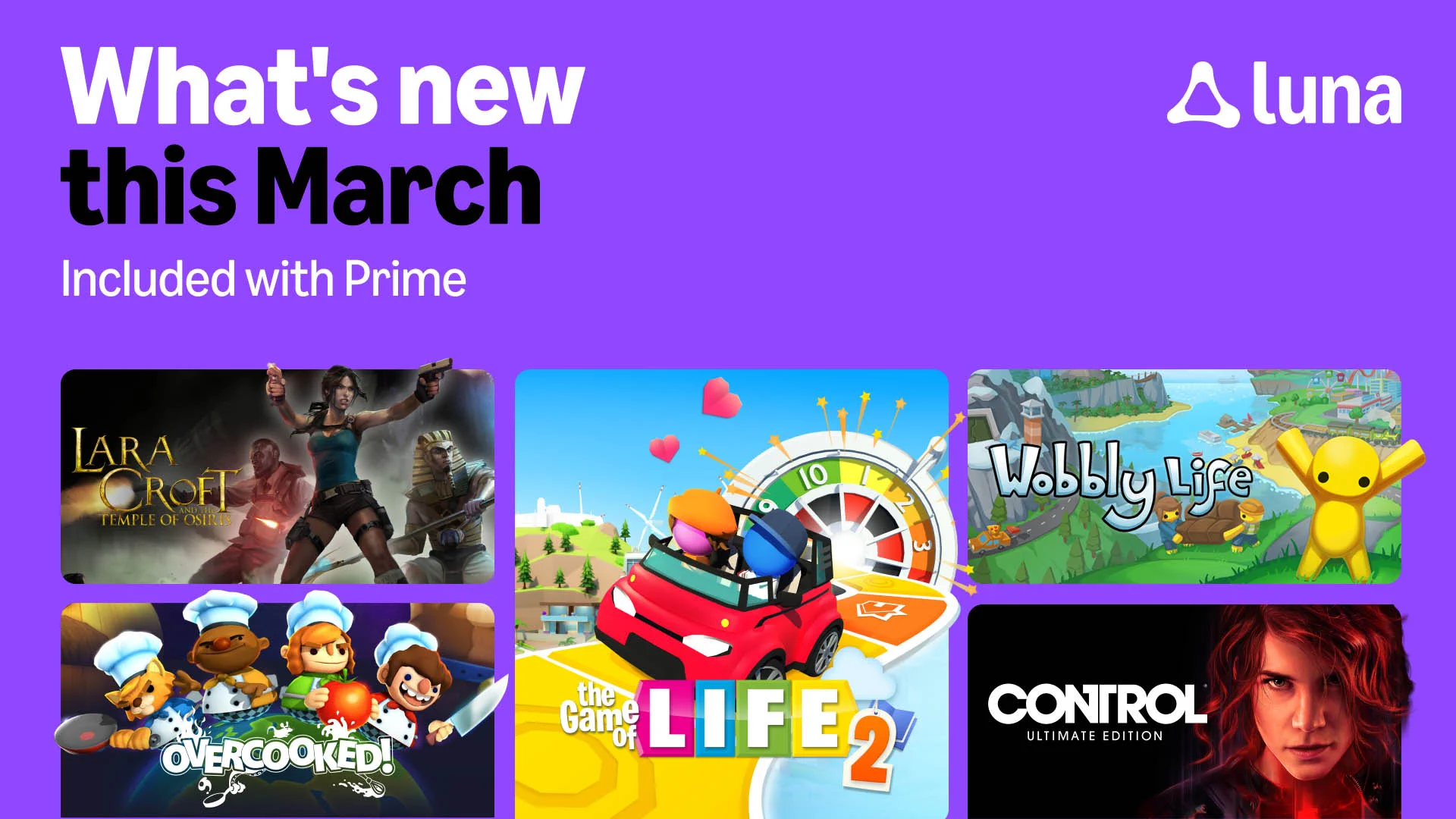 Free Games with Amazon Luna March 2026 