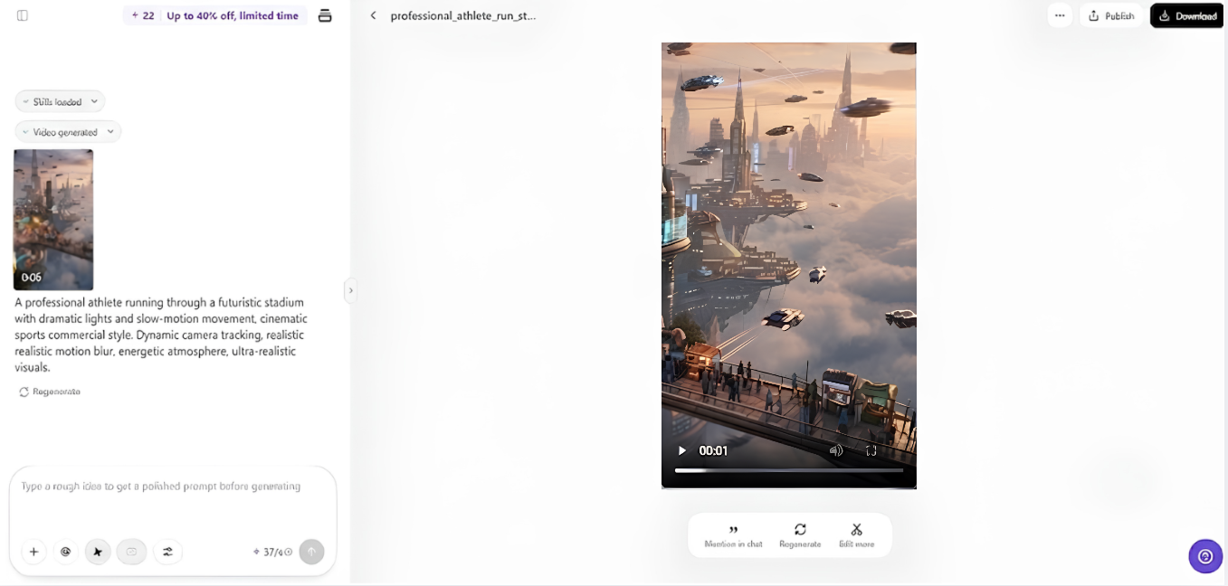 Build Color-Graded Content Professionally with Advanced AI Video Creation 6 image 1