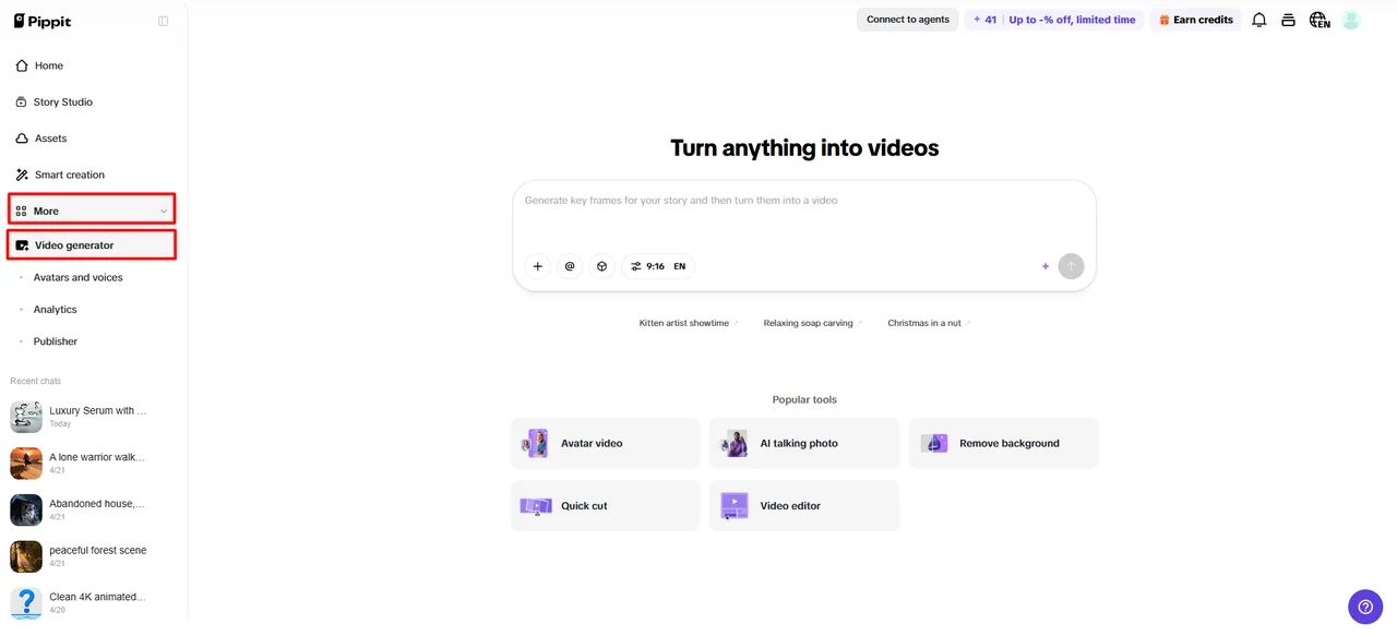 Build Color-Graded Content Professionally with Advanced AI Video Creation 4 step 1